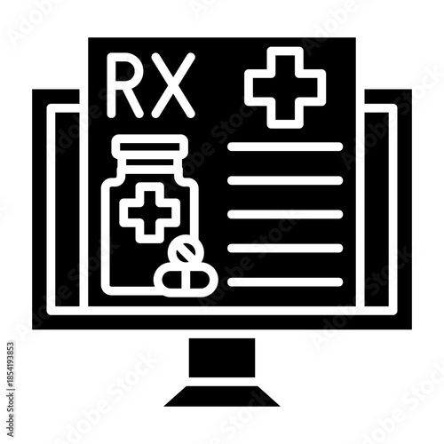 Digital prescription Icon