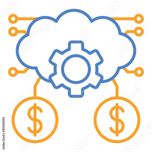 Cloud computing Icon