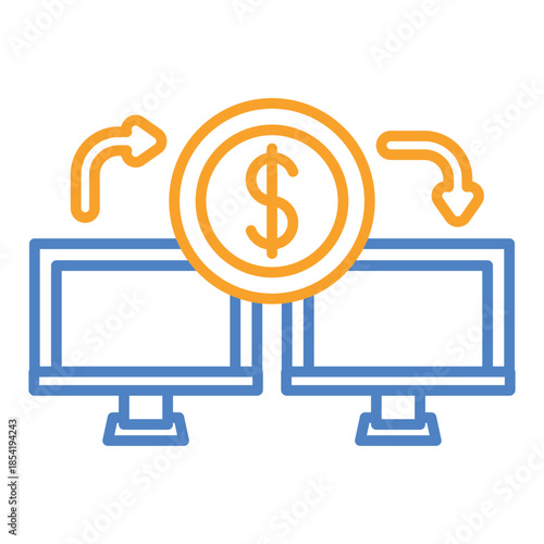 Online transfer Icon