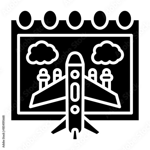 Airplane flight Icon