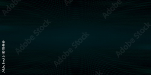 Dark teal technology background with glowing dots pattern. Digital grid texture for hud display and data visualization. Abstract futuristic design.