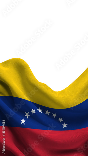 The Venezuelan flag features a horizontal tricolor of yellow, blue, and red. This flag symbolizes the nation’s independence and pride, waving proudly as a representation of sovereignty.