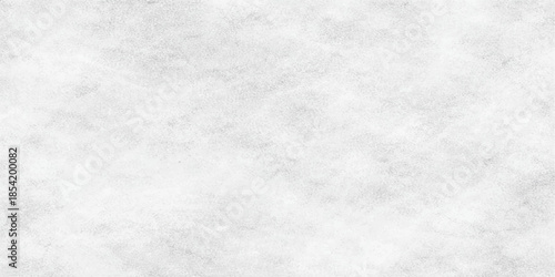 Clean white marble and paper background texture features a cold winter frost pattern with a blank gray surface design of crystal snow and ice for a seasonal nature wallpaper
