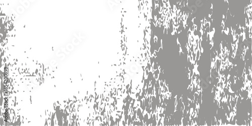 Abstract grunge background with water splashes featuring a vintage black ink texture and floral paint splatter design on a dirty paper frame illustration