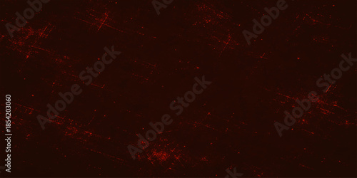 A dark and aged red grunge background featuring a textured black pattern with vintage paint effects and smoky flame illustrations for a dramatic wall backdrop