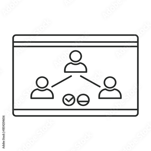 Team Collaboration Workflow Project Management Icon
