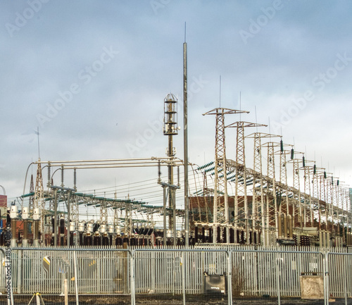 high voltage power station