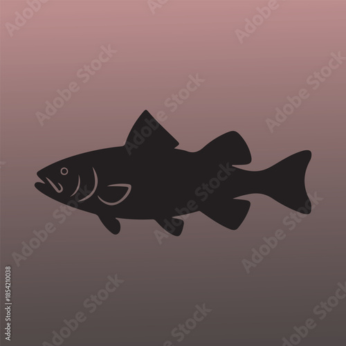 
Fish or seafood flat icon for food