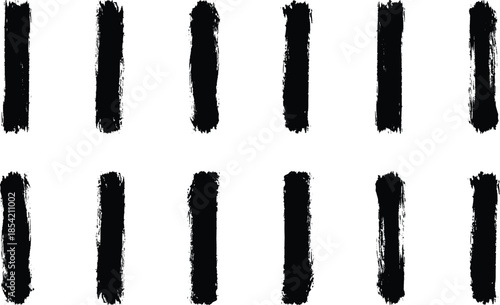 brush. Brush strokes vector. Set of text boxes. Paintbrush collection. Grunge design elements. Dirty texture banners. Set of rectrangle shape brush strokes.
