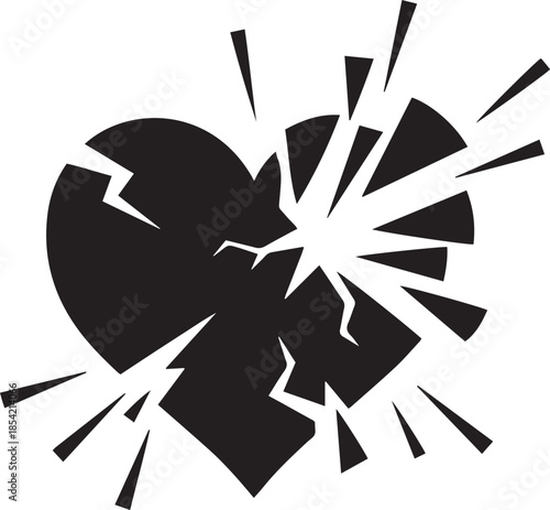 Black and white arrows illustration with compass directions