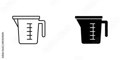 Two measuring cups side by side