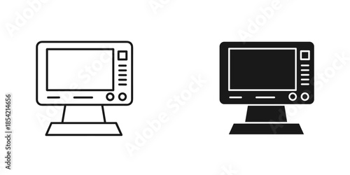 Two monitors side by side