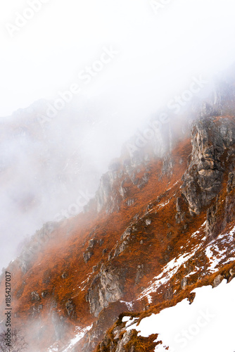 mountains in the clouds, Italy