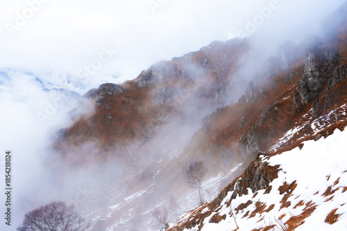 mountains in the clouds, Italy