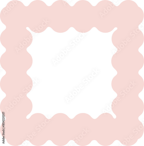 Pink Picture frame icon
