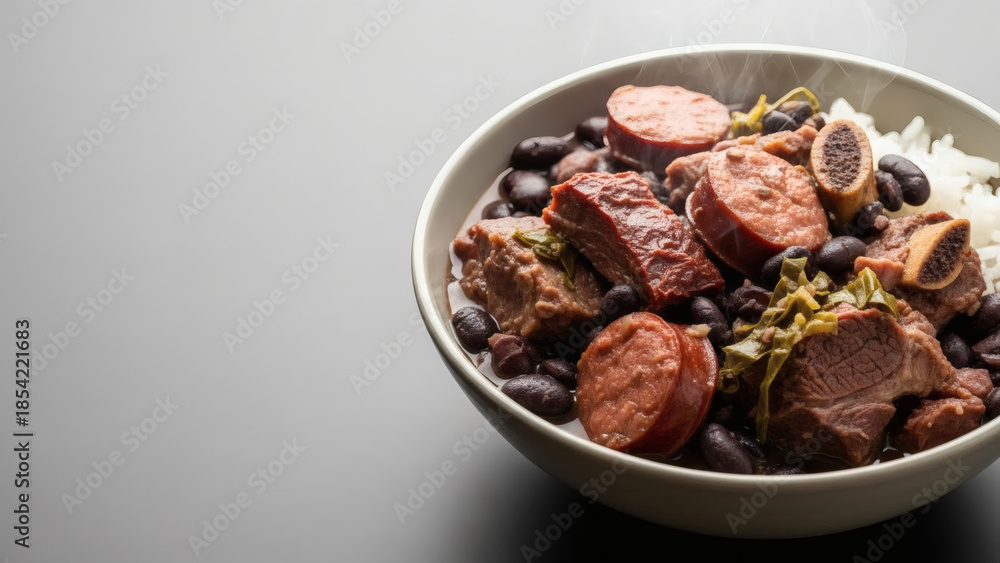 Fototapeta premium A plate of Brazilian feijoada