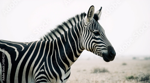 Wild Zebra in Natural Habitat