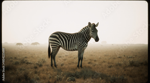 Wild Zebra in Natural Habitat
