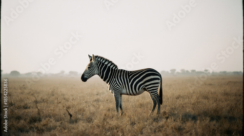 Wild Zebra in Natural Habitat