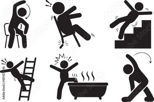 accident hazard, Office Stretches Simple Exercises for Desk Workers