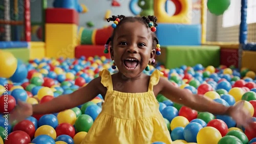 Joyful Childs Playtime - A Ball Pit Adventure.