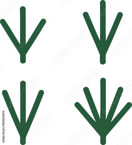 Green Sprout Icon Bundle