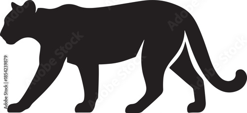 Bear Silhouette Side View Animal Illustration