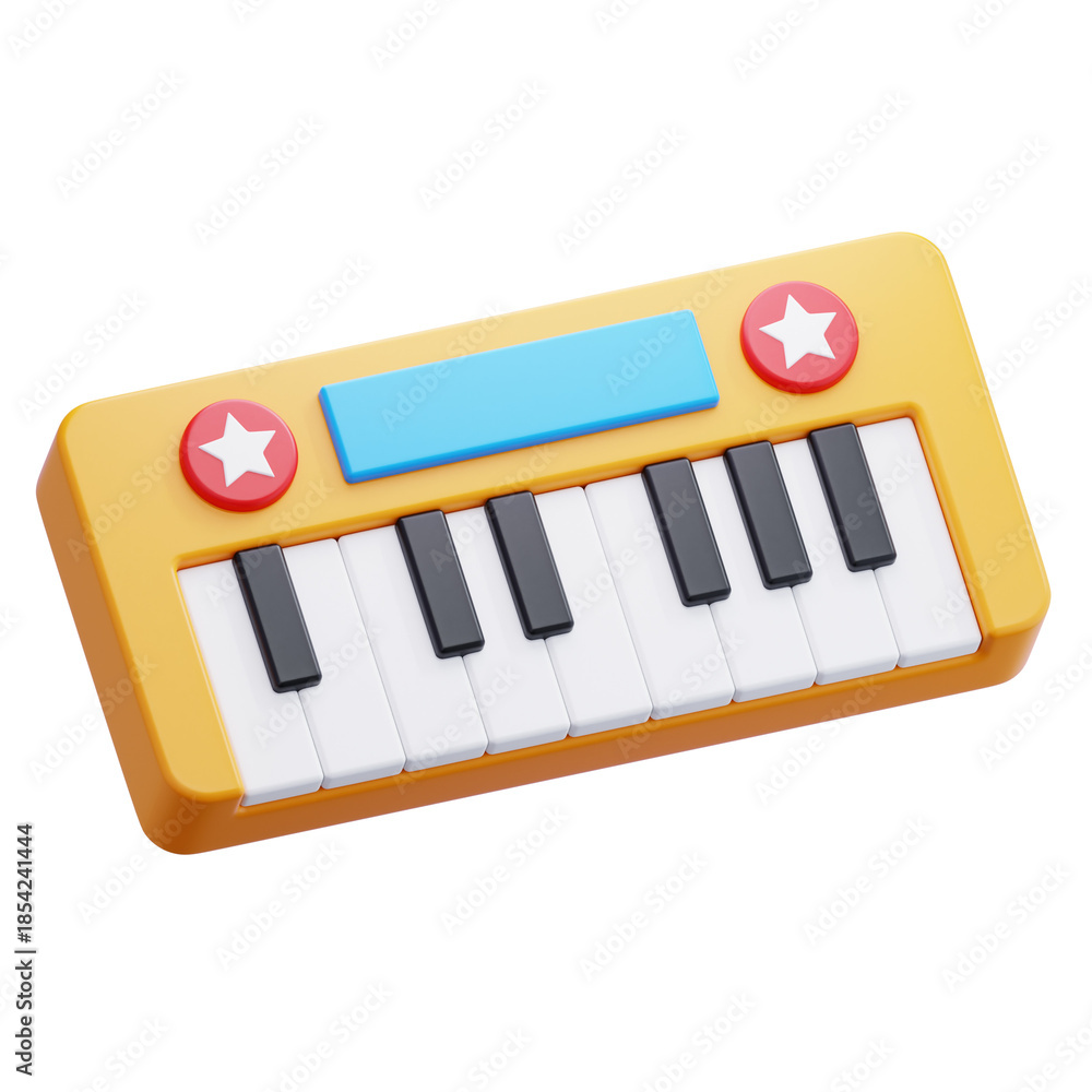 Fototapeta premium Mini Electronic Keyboard Toy