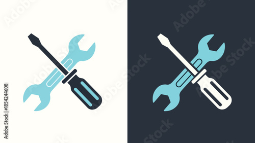 Blue icon set - Blue icon set - Solid icons vector collection - Vector icon set - Line and glyph solid icon set - Icon vector - Flat Design Icon