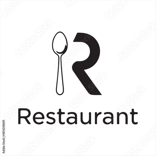  restaurant logo vector illustration