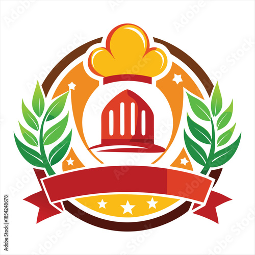  restaurant logo vector illustration