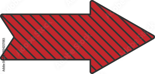 화살표-화살표 아이콘-줄무늬 화살표-대각선 라인