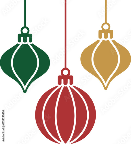 Hanging ornaments icon
