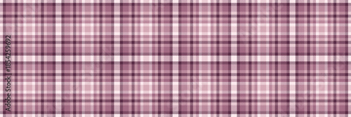 Quilted check fabric plaid, oriental textile seamless background. Square vector tartan texture pattern in pink and light colors.