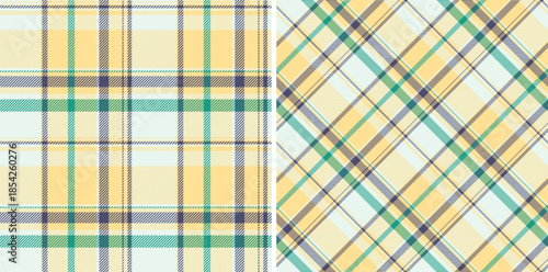 Tartan pattern background of texture seamless textile with a check vector plaid fabric. Set in winter colors. Stylish festive outfits for special occasions.