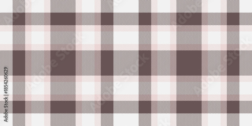Perfect fabric check pattern, female vector seamless tartan. Mid texture background textile plaid in white and pastel colors.