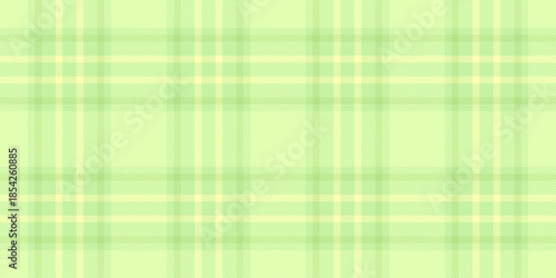 Indoor fabric background tartan, idea check pattern texture. Wallpaper seamless vector plaid textile in green and light colors.