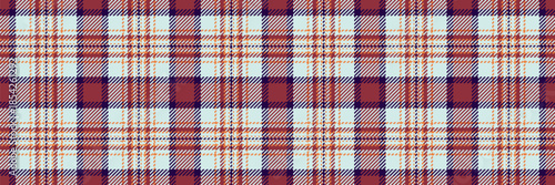 Marriage check pattern seamless, modern background texture tartan. Colour fabric vector textile plaid in light and red colors.