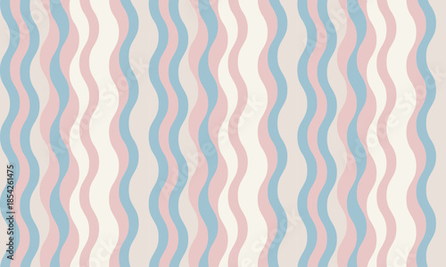 vertical striped design with flowing curves and textured waves. Artistic colors blend with simplicity and creativity, adding elegance to posters, textiles, or graphic prints with vibrant paint.