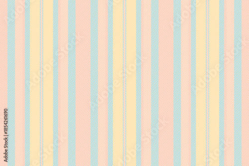 Up vector lines stripe, form pattern texture background. Tie seamless vertical textile fabric in bisque and cyan colors.