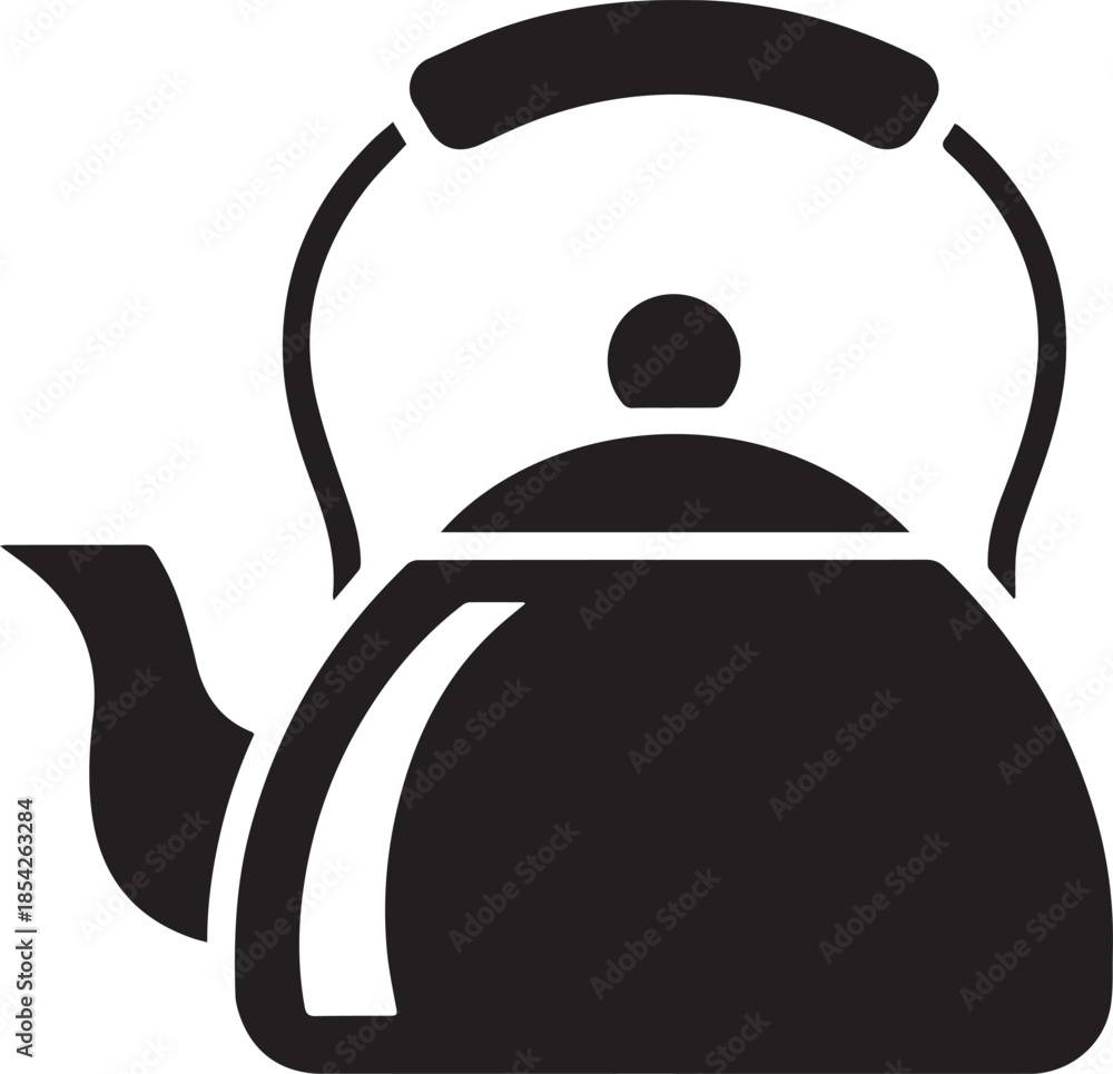Obraz premium Tea kettle icon