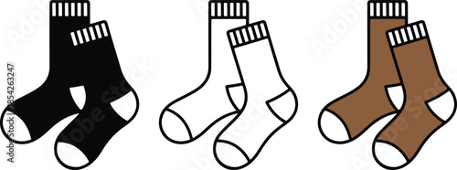 socks vector icon