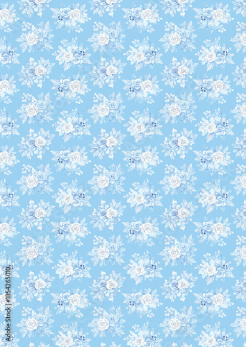 Winter Floral Pattern Design