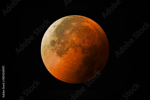 개기월식으로 인한 블러드문 (lunar eclipse bloodmoon)