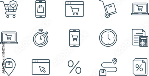 Mega Icon Bundle: Business, AI, Data, E-commerce, Psychology, Mental Health, Communication, and Quality Control Line Vectors