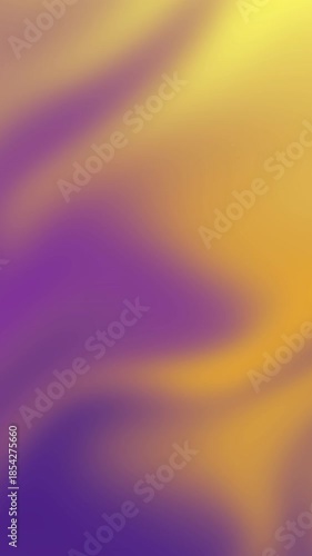 Abstract colorful background featuring soft flowing lines and a smooth blue gradient texture with a warm light glow and motion blur animation for a modern wallpaper design