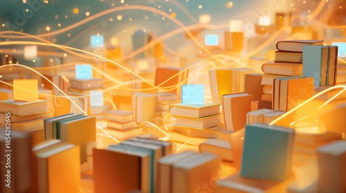 Magische Bücher als Symbol für Wissen, Lernen und Inspiration
