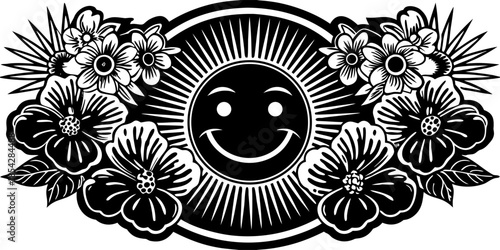 Happiness Concept Vector Illustration