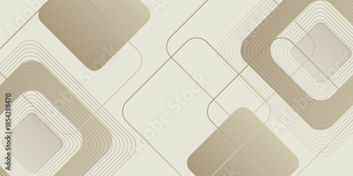 white wide luxury abstract background with golden lines and shadows, arrows and angles. modern light wide banner with golden luminous lines. sporty bright  abstract background.eps.10.