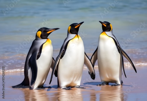 A view of Penguins on the Ice